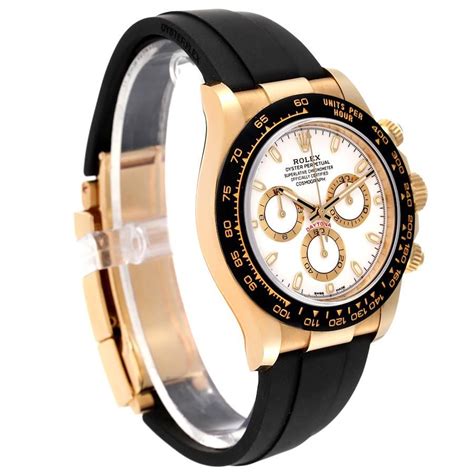 rolex daytona gold rubber strap price|Rolex rubber strap replacement.